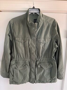 GAP Army Green Utility Jacket for Women